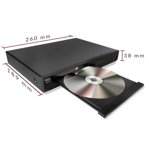 XORO HSD 8470 Multi-Rom MPEG-4 DVD-Player USB 2.0 Mediaplayer HDMI Upscaling 1080p Fernbedienung digitaler Audioausgang-1