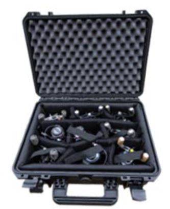 TOMcase Profi Fotokoffer Kamerakoffer mit gepolsterter Inneneinteilung aus Nylon - flexibel anpassbar-2