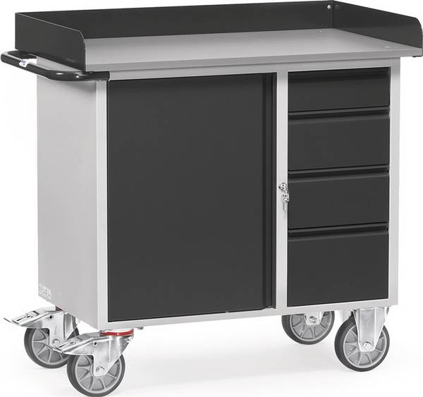 Werkstattwagen H995xB1080xT590mm lichtgrau/grau