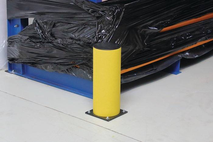 Rammschutzpoller Rohr-Ø200xH500mm gelb z.Aufdübeln PE DANCOP-0