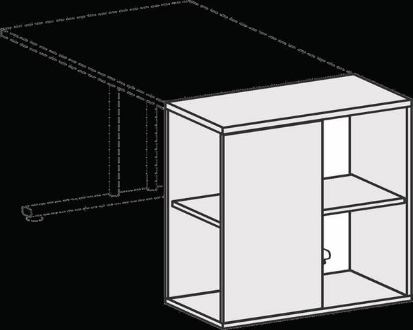 Regal Flex 2OH 800x400x720mm buche - Artikel: 821020470