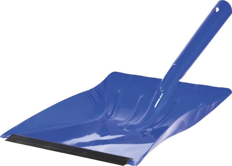 Kehrschaufel 89934 Material Metall Ausführung mit Gummilippe-0