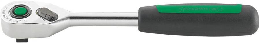 Umschaltknarre QuickRelease 435QR N 3/8 12111020 Antrieb 3/8" Länge 193 mm Ausführung 80 Zähne Gewicht 235 g-0