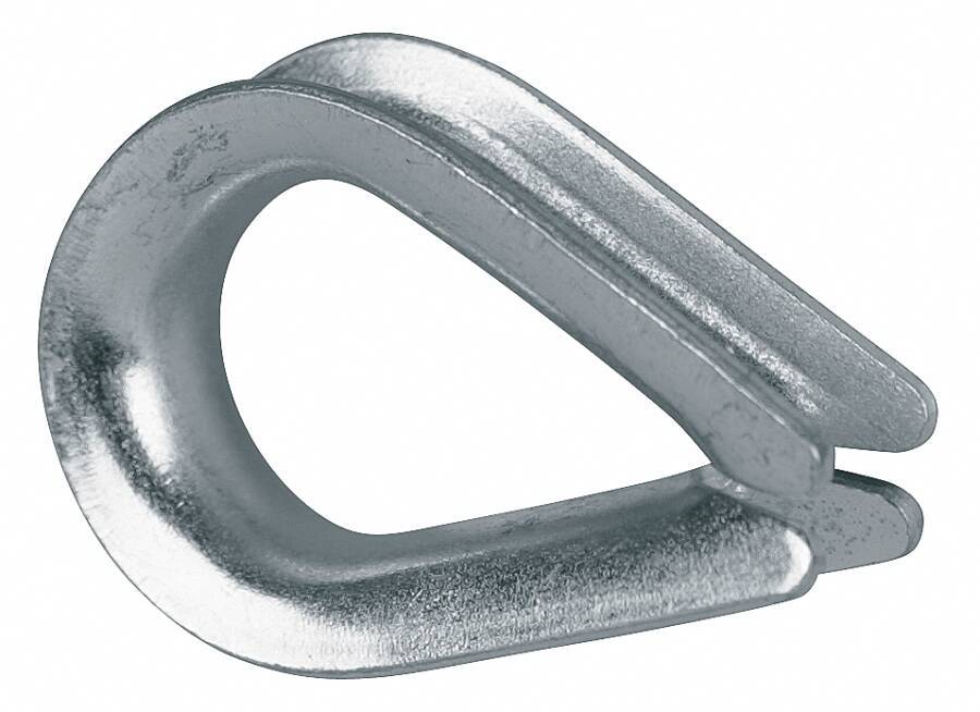 Kauschen DIN 8699 Typ BF verzinkt 941045604 Rillenweite 8 mm Weite innen (c) 20 mm Höhe innen (l) 32 mm Stärke (s) 2,7 m-0