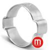 2-Ohr-Klemmen 0304850 Ausführung Stahl verzinkt (W1) Spannbereich 18-21 mm Bandbreite 8 mm