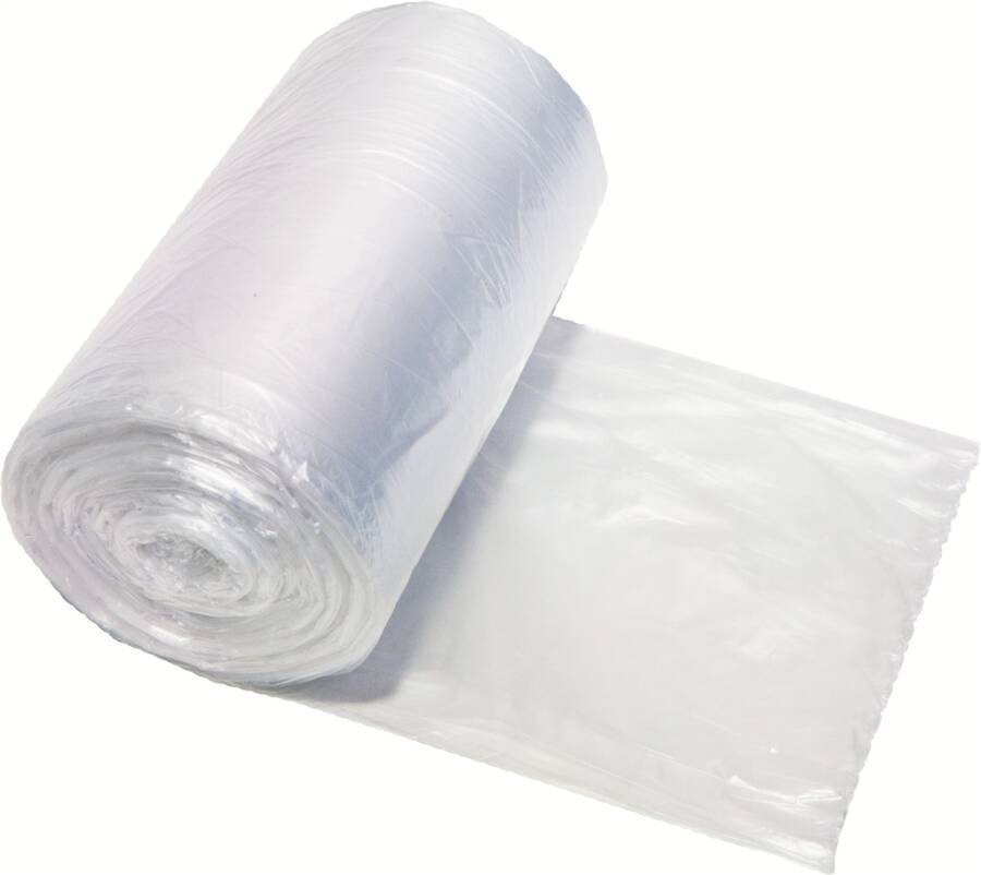 Mülleimerbeutel 89659 Farbe transparent Inhalt 60 l Breite 620 mm Höhe 720 mm Stk 50 pro Rll-0