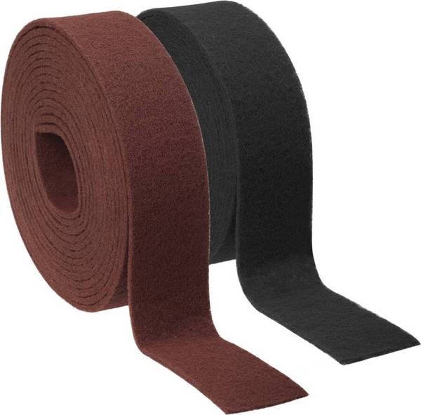 Schleifvlies Scotch-Brite™ Wear Resistant 173687 Farbe grau Breite 115 mm Länge 10 m Struktur Korn: Siliziumcarbid, supe