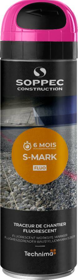 Bau-Markierspray S-Mark 8564004B Farbe neonpink Inhalt 500 ml