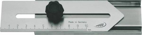 einfaches Streichmaß 0323308 Messbereich 100 mm Schienenbreite 40 mm