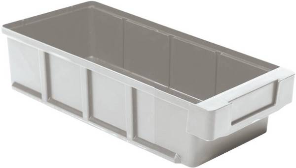 Regalboxen 932136901 Größe 1 Farbe grau Außenmaße (LxBxH) 300 x 186 x 83 mm VE 8