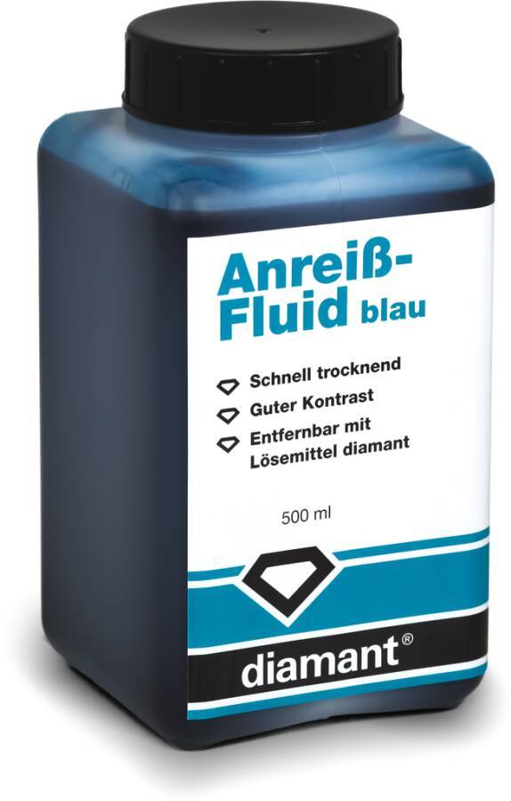 Anreiß-Fluid 500ml blau DIAMANT-1