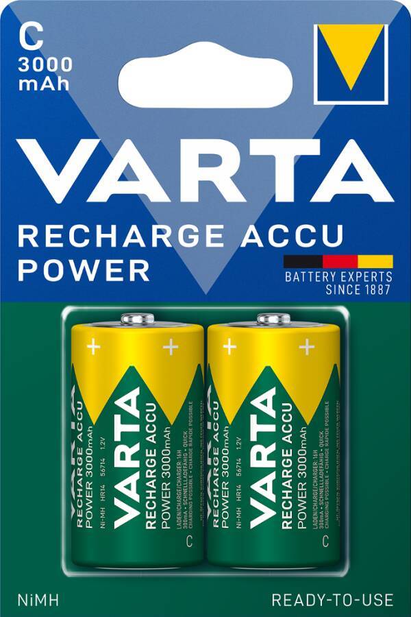 Akkus Ni-MH Varta Recharge Accu Power 09535 Typ E-Block 9V Bezeichnung PP3 Form 6LR61 Kapazität 200 mA-2