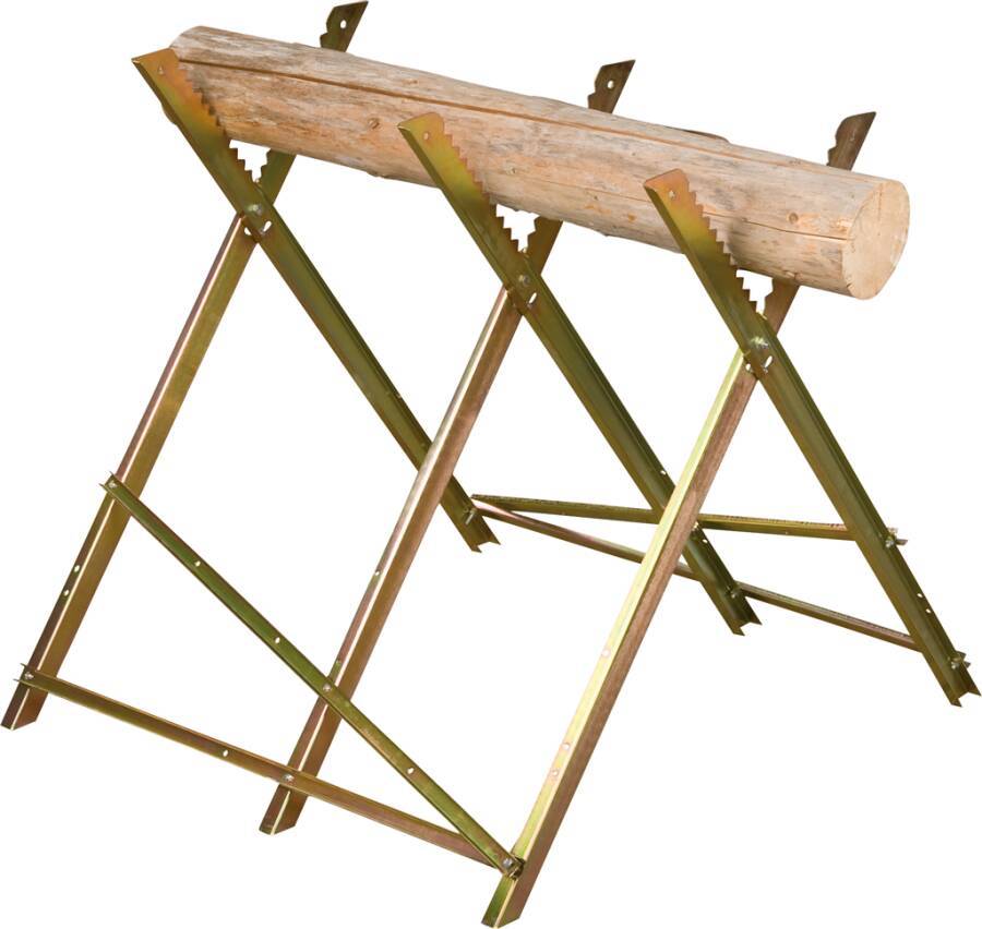 Sägebock Winkelprofil 5900008 Länge 800 mm Breite 850 mm Höhe 780 mm-0