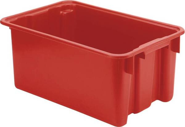 Drehstapelbehälter 932117302 Größe 2 Farbe rot Außenmaße (LxBxH) 650 x 450 x 280 mm