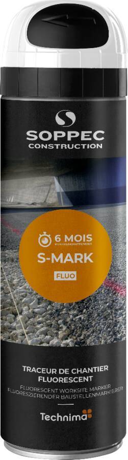 Bau-Markierspray S-Mark 8564001B Farbe weiß Inhalt 500 ml-0