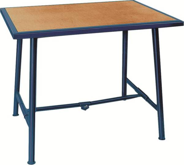 Werkbank klappbar mit Holzplatte 911110510 Breite 1000 mm Tiefe 700 mm Höhe 800 mm Tragfähigkeit 450 kg