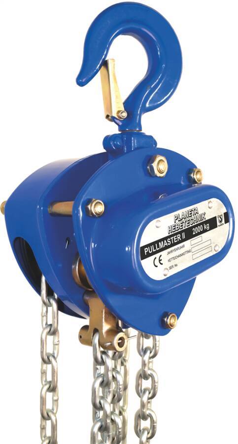 Stirnrad-Flaschenzüge PULLMASTER II G10530 Typ Flaschenzug Hub 3 m Tragkraft 500 kg Kettenstränge 1 Bauhöhe 285 mm Handk-1