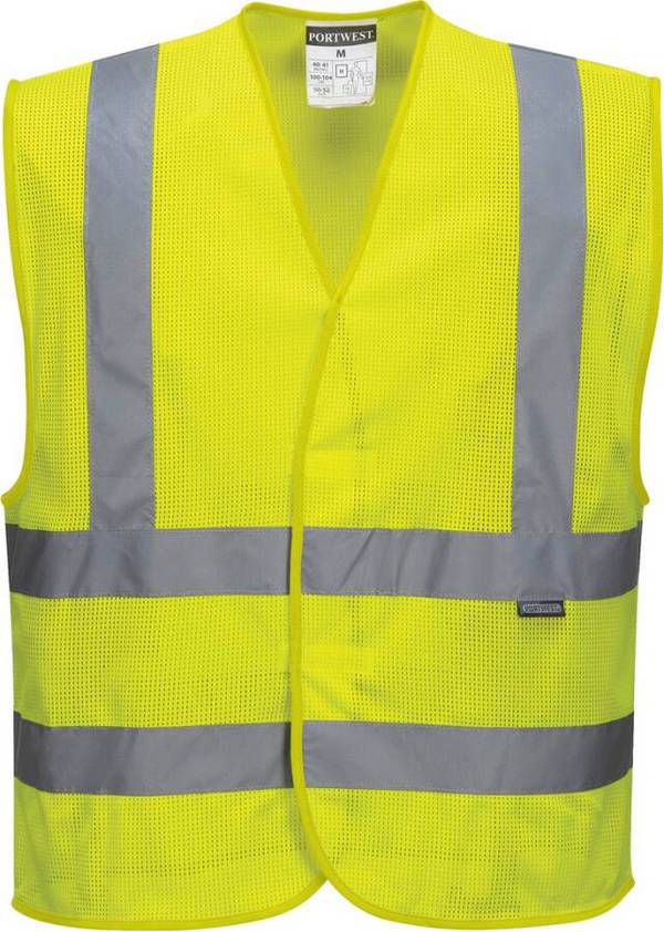 Warnschutzweste MeshAir Schulterreflex C370 Klasse 2 C370YERL/XL Größe 02 Farbe warngelb
