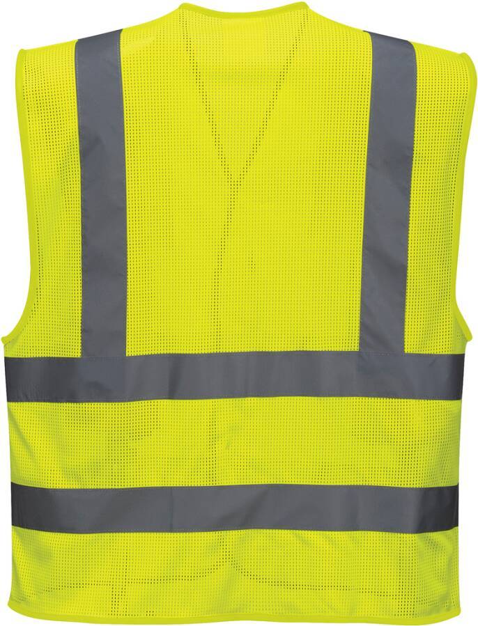 Warnschutzweste MeshAir Schulterreflex C370 Klasse 2 C370YERL/XL Größe 02 Farbe warngelb-1