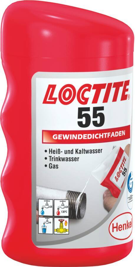 Gewindedichtfaden Loctite 55 300-5212 Gebindeart Dose Inhalt 160 m-0