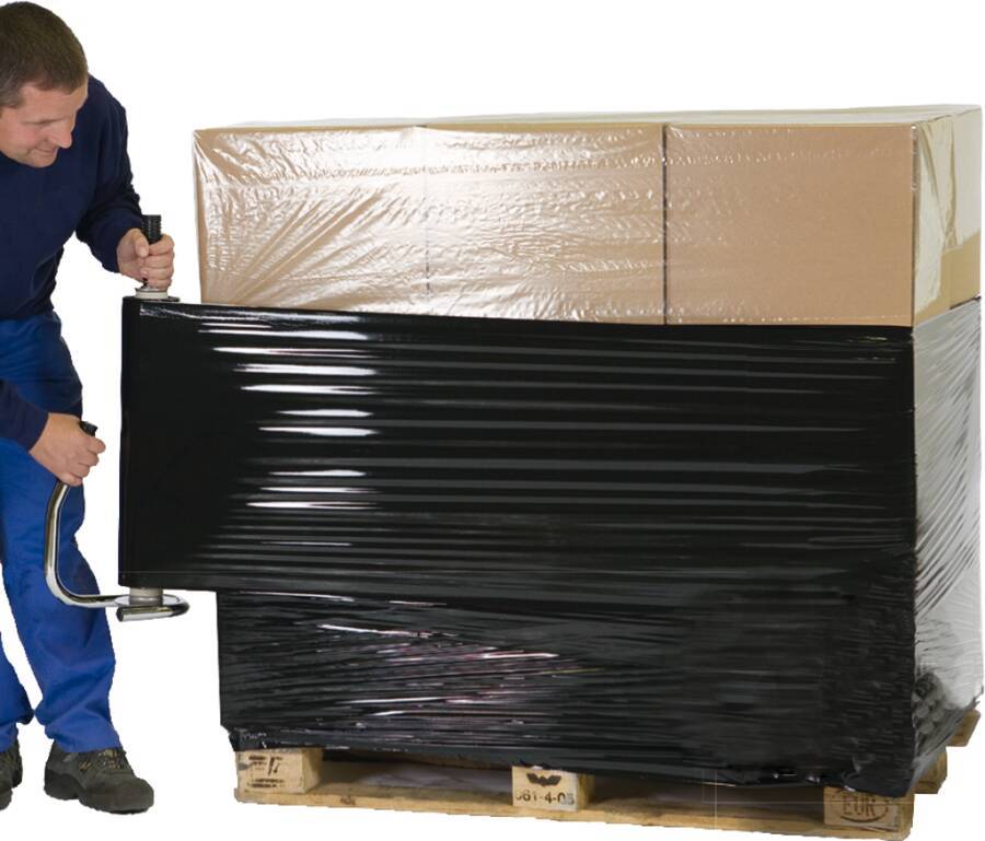 Hand-Stretchfolie 855004201 Folienstärke 17 my Folienfarbe transparent Rollenbreite 500 mm Rollenlänge 300 m-1