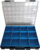 Sortimentskoffer Kunststoff mit Einsätzen ZK-0115-01-066-1-12 Abmessung (BxTxH) 436 x 365 x 72 mm Anzahl Boxen 12 Inhalt