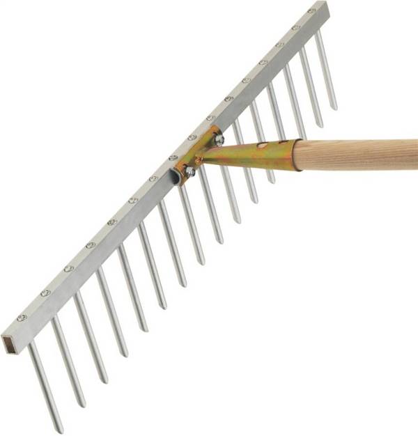 Leichtmetallrechen 02297/63 Breite 620 mm Zinken 16 für Stiel-Ø 28 mm