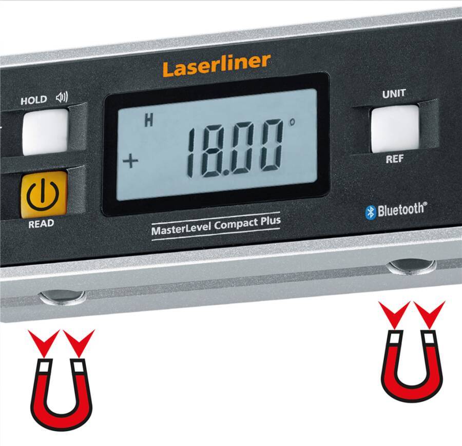 Digitale Elektronik-Wasserwaage MasterLevel Compact Plus 081.265A Typ MasterLevel Compact Plus Lieferumfang Tragekoffer-3