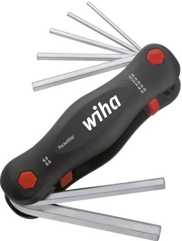 Sechskant-Winkelschraubendrehersatz PocketStar, 7-tlg. 23040 Größe 2 - 8 mm Inhalt 2-2,5-3-4-5-6-8