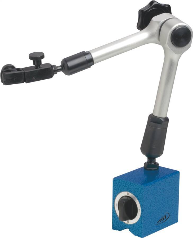 Magnet-Messstativ #1 0752103 Haftkraft ca. 600 N Säulenhöhe 370 mm Querarmlänge 320 mm Magnetfuß (L x B x H) 70 x 46 x 6-0