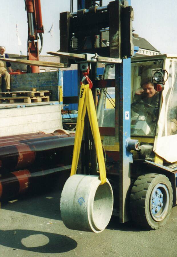 Rundschlingen 941049202 Farbe grau Tragfähigkeit 4000 kg Nutzlänge 1,5 m-2