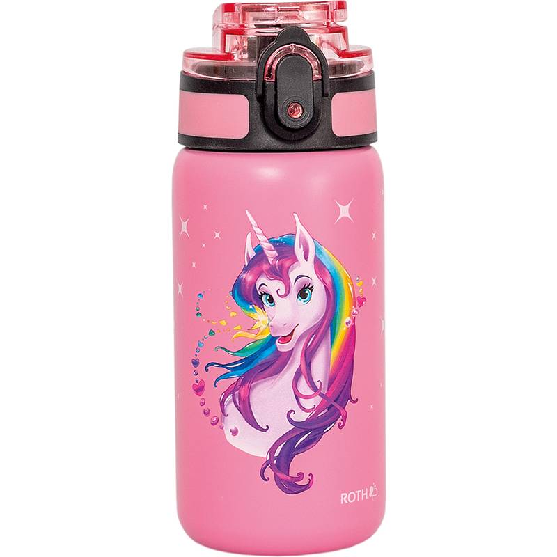 ROTH Isolier-Trinkflasche "Einhornportrait", 350 ml-0