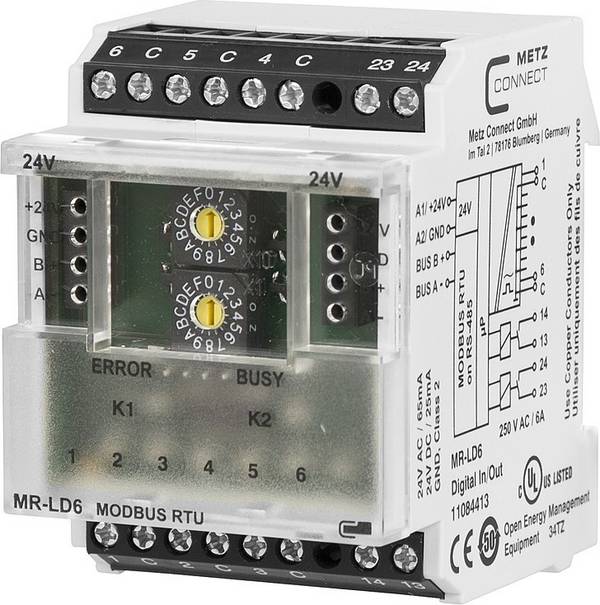 Metz Connect Modbus-Modul MR-LD6 Modbus RTU 11084413