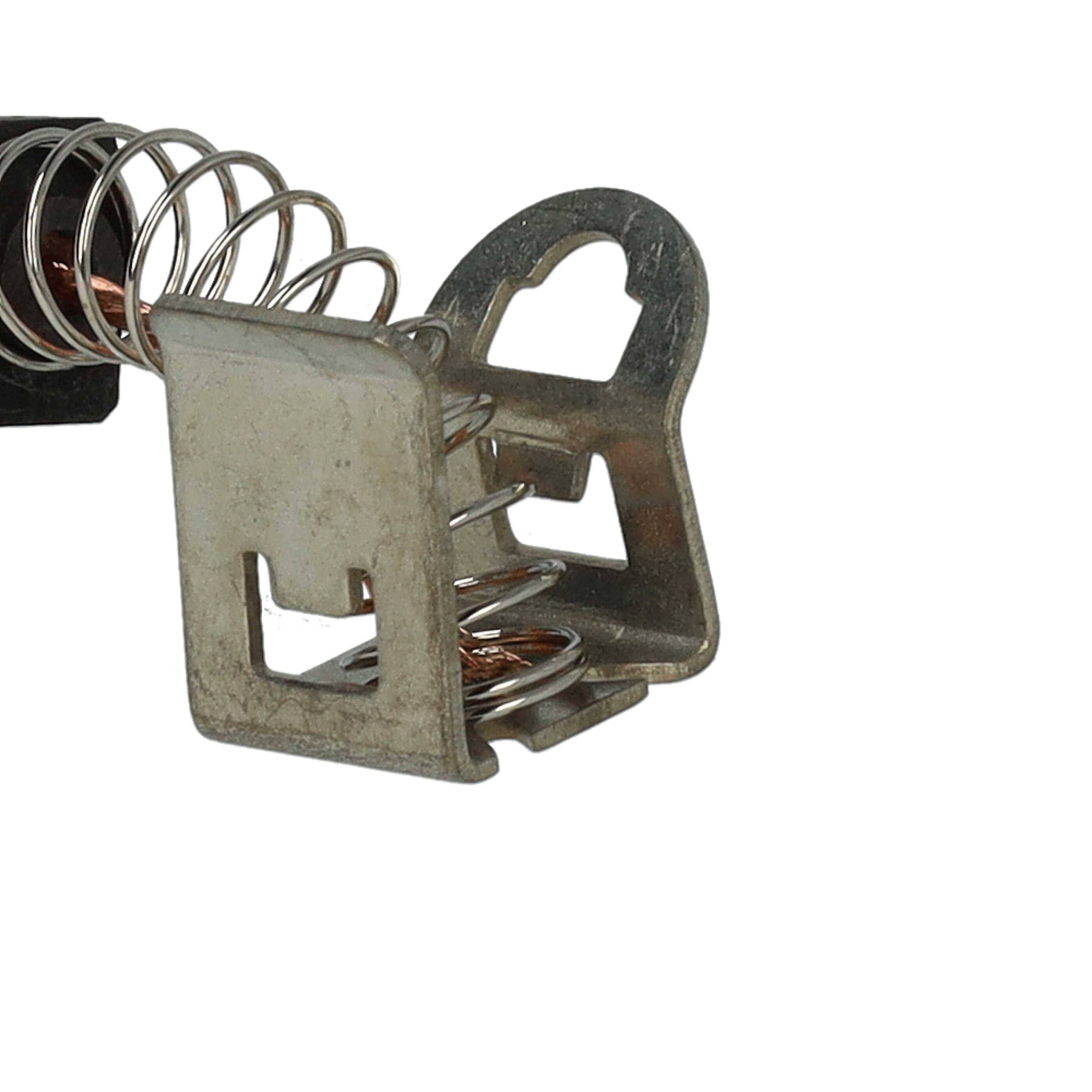 vhbw 2x Kohlebürste 9 x 7,5 x 6 mm Ersatz für Bosch 2607034904 für Bohrmaschine, Schlagbohrer + Feder-4