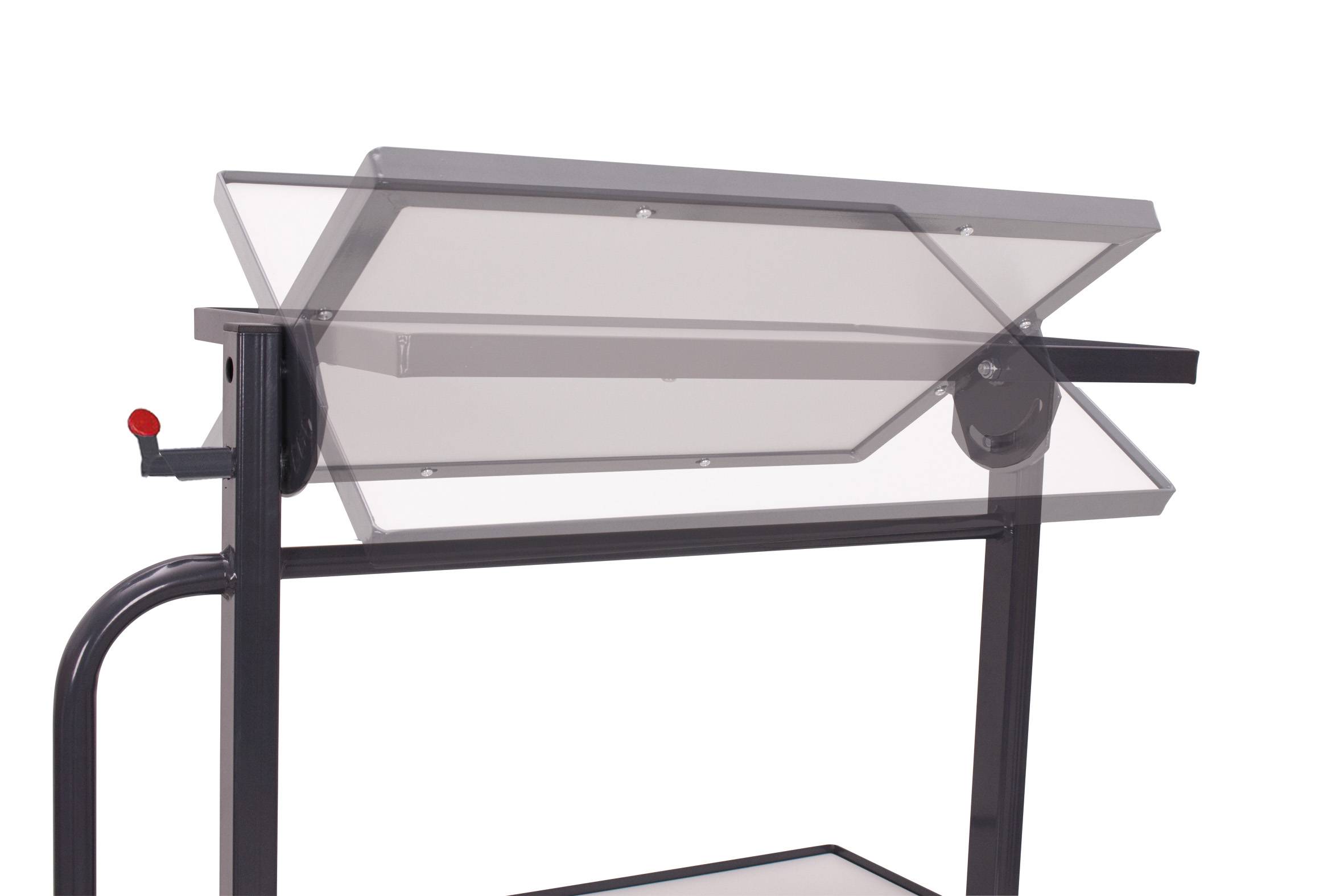 VARIOfit ESD Beistellwagen mit 3 Böden, neigbar 610x410mm-1