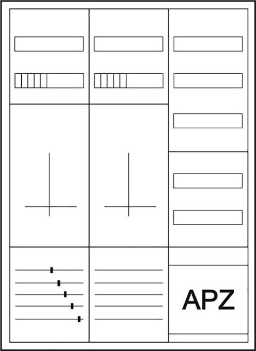EATON - Zähler-Komplettschrank ZSD-ZZV-1100/APZ-1