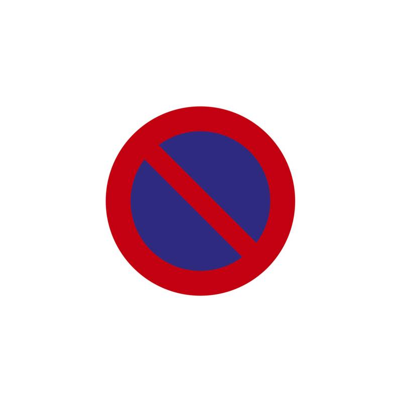 EXACOMPTA Klebeschild / Hinweisschild "Parkverbot" (8702983)-0