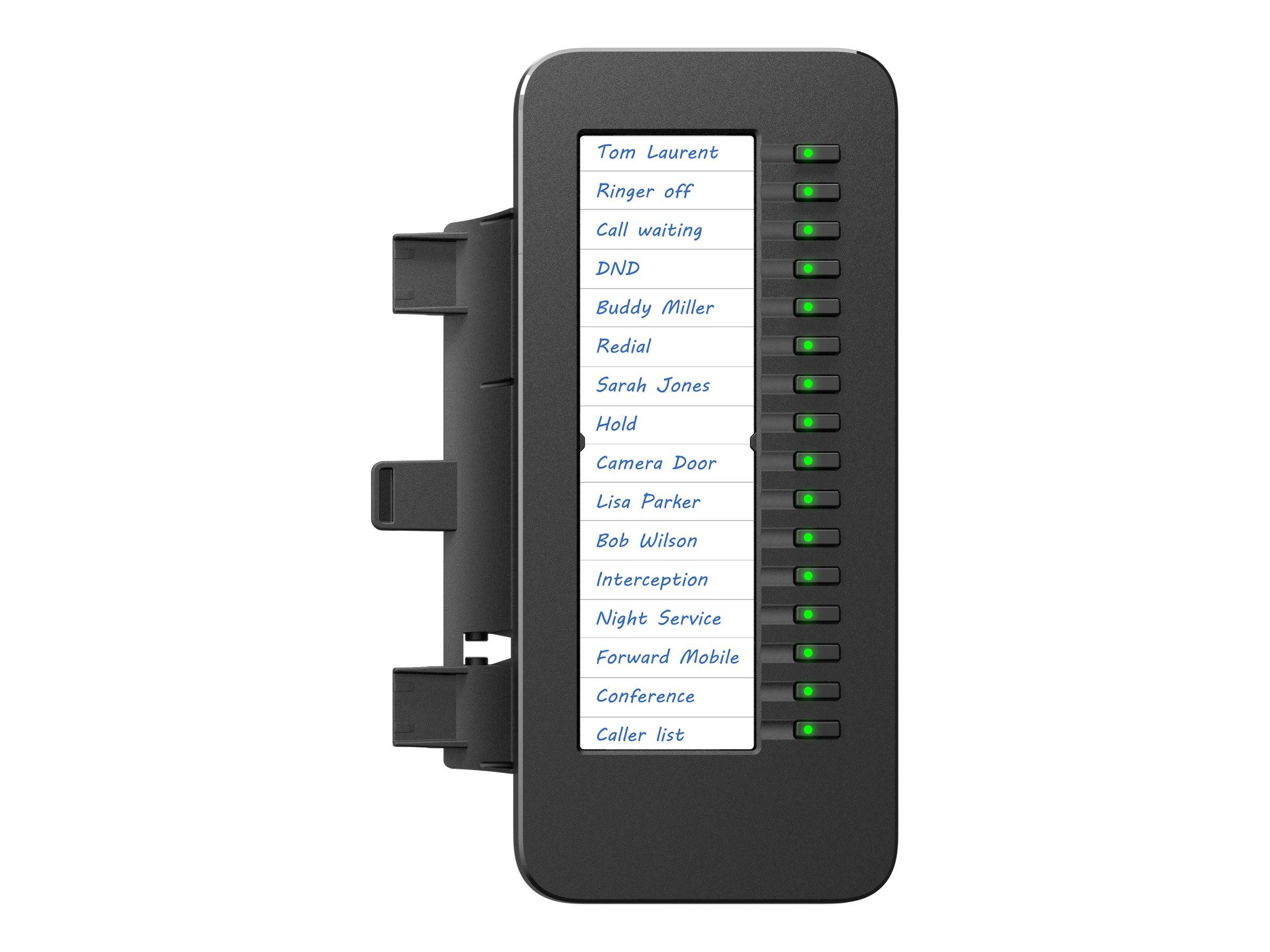 Unify OpenScape - Funktionstasten-Erweiterungsmodul für VoIP-Telefon - Schwarz --0