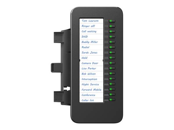 Unify OpenScape - Funktionstasten-Erweiterungsmodul für VoIP-Telefon - Schwarz -
