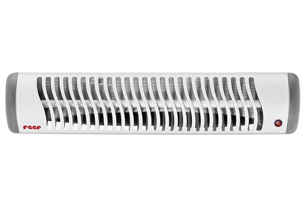 Reer Wickeltischstrahler EasyHeat, Wand-Heizstrahler, Wärmelampe fürs Baby, kompaktes Design,