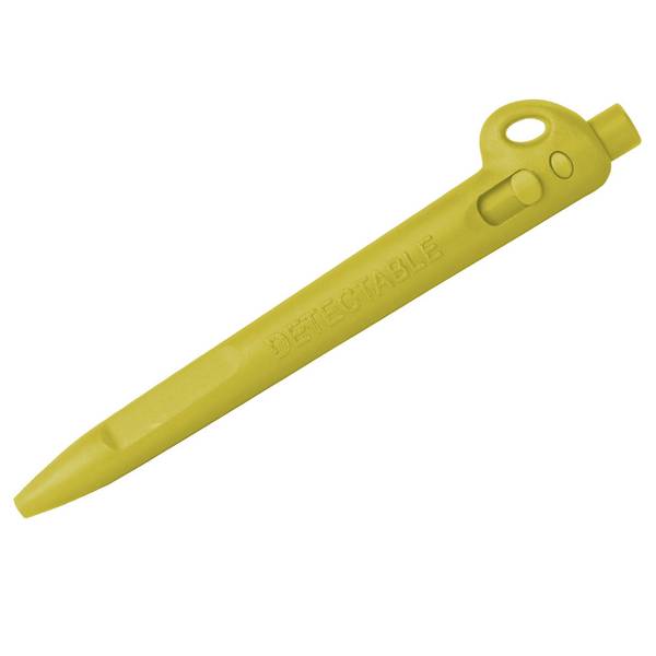 Detektierbare Elefanten-Druckbleistifte - Standardtinte (50er-Pack) - blau-gelb-Lanyard