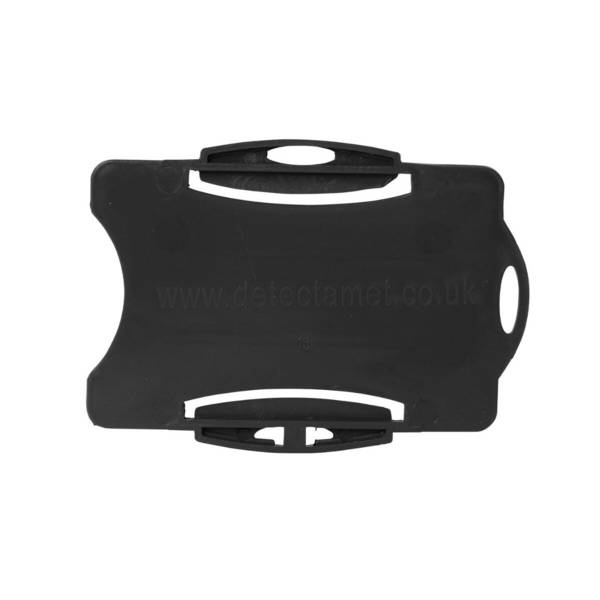 Detektierbare Durchzugs-/Zugangskartenhalter (Packung mit 25) - mit Kette - schwarz
