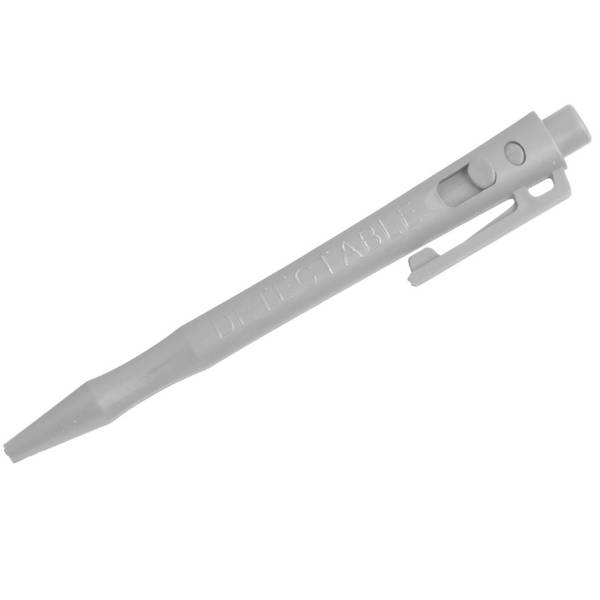Detectable HD Druckkugelschreiber - Standardtinte (50er-Pack) - blau-weiß-Clip