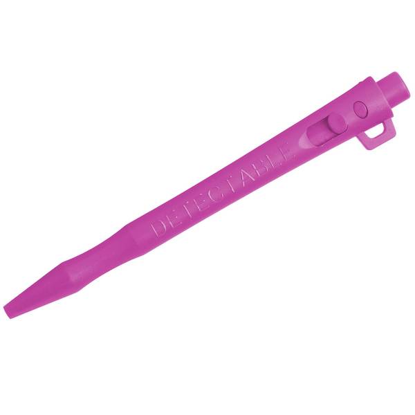 Detektierbare HD-Druckkugelschreiber - Standardtinte (50er-Pack) - roter Stift - Schlüsselband