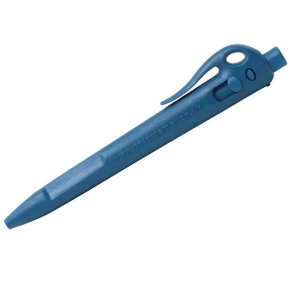 Detektierbare Elefanten-Druckbleistifte - Standardtinte (50er-Pack) - grün-blau-Clip