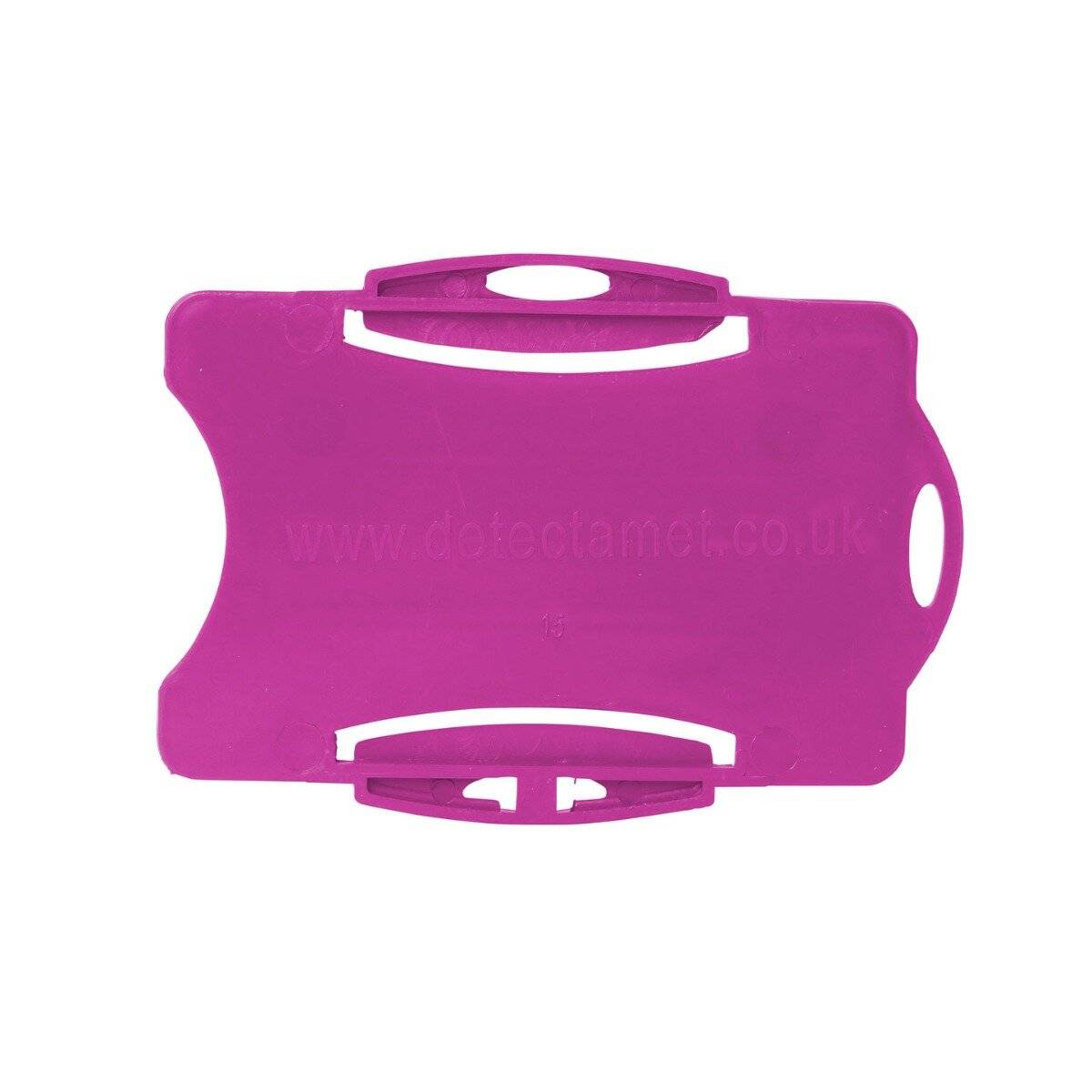 Detektierbare Durchzugs-/Zugangskartenhalter (Packung mit 25) - ohne Kette - rosa