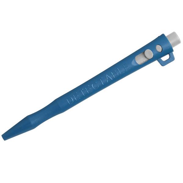 Detectable HD Retractable Stifte - Gel-Tinte (50er Pack) - Rot-Blau-Lanyard
