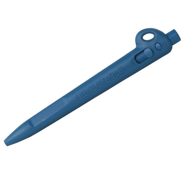 Detektierbare Elefanten-Druckbleistifte - Standardtinte (50er-Pack) - grün-blau-Lanyard