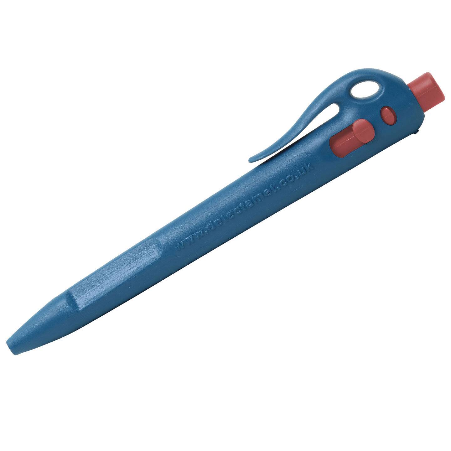 Detektierbare Elefanten-Druckbleistifte - Cryo-Tinte (50er-Pack) - Blau-Blau-Clip