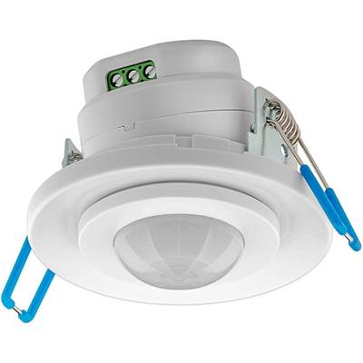 Goobay 71362 Infrarot Bewegungsmelder mit 360° PIR-Sensor innen, LED Deckenleuchte Unterputz Infrarot Melder, 8 m, Weiß